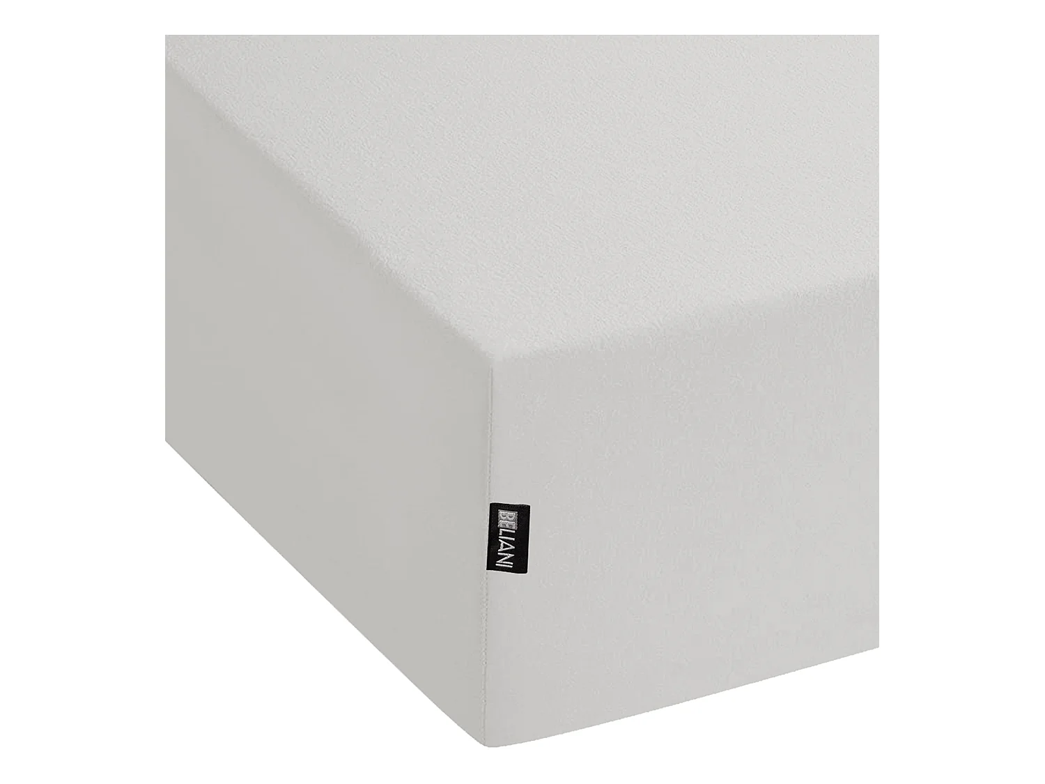 Lençol-capa JANBU Algodão 160 x 200 cm Cinzento claro