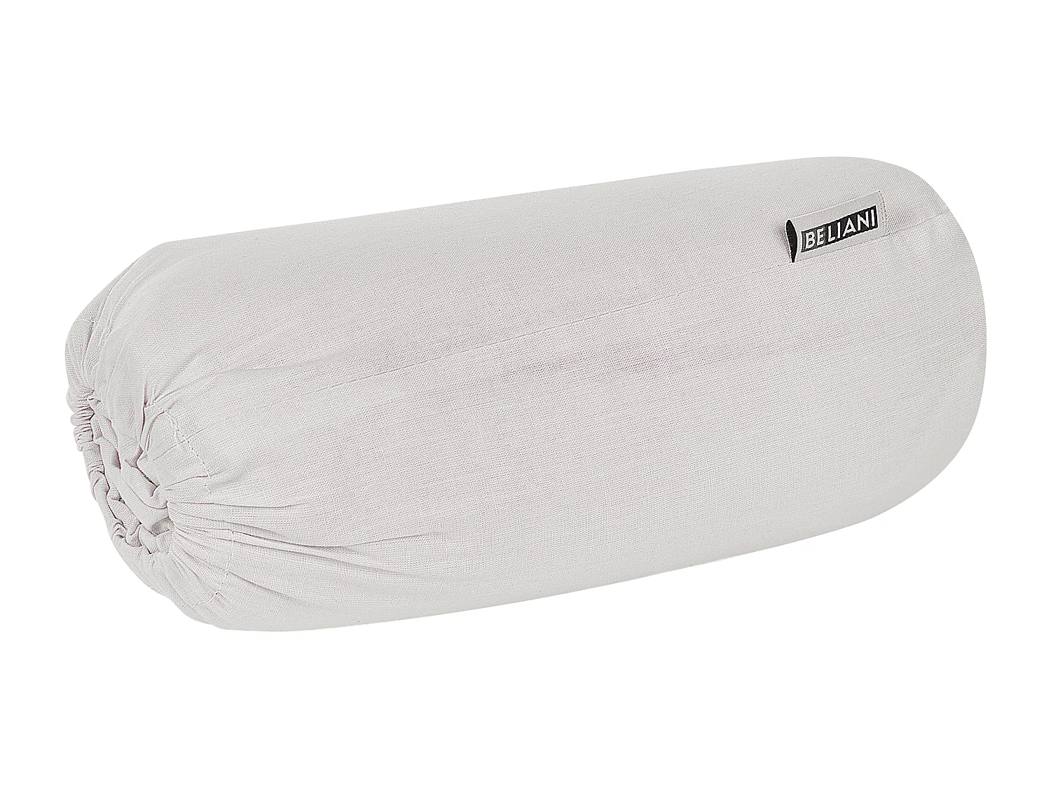 Spannbettlaken Baumwolle hellgrau 160 x 200 cm Steghöhe 30 cm mit Gummizug Janbu