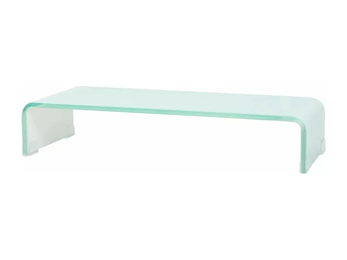 Meuble télé tv verre 60 x 25 x 11 cm 2502253