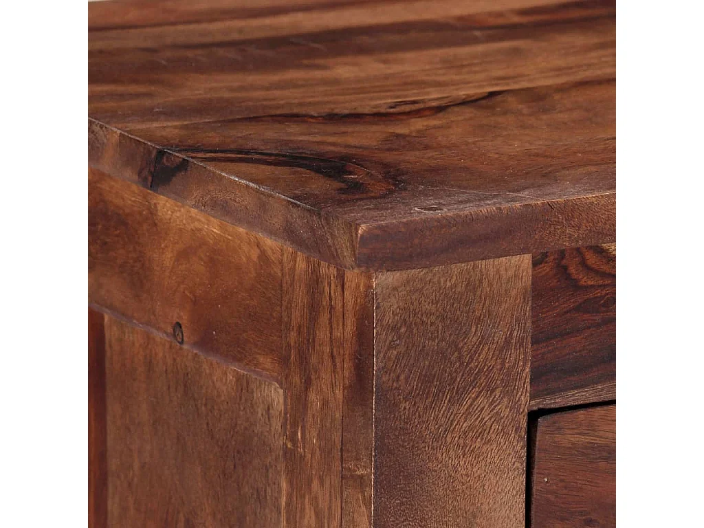 Meuble télé tv bois marron 110 x 30 x 40 cm 2502278