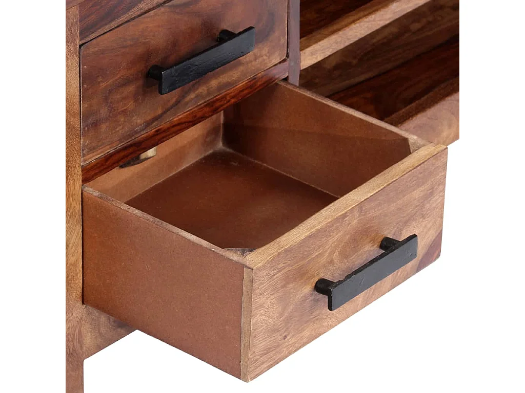 Meuble télé tv bois marron 110 x 30 x 40 cm 2502278