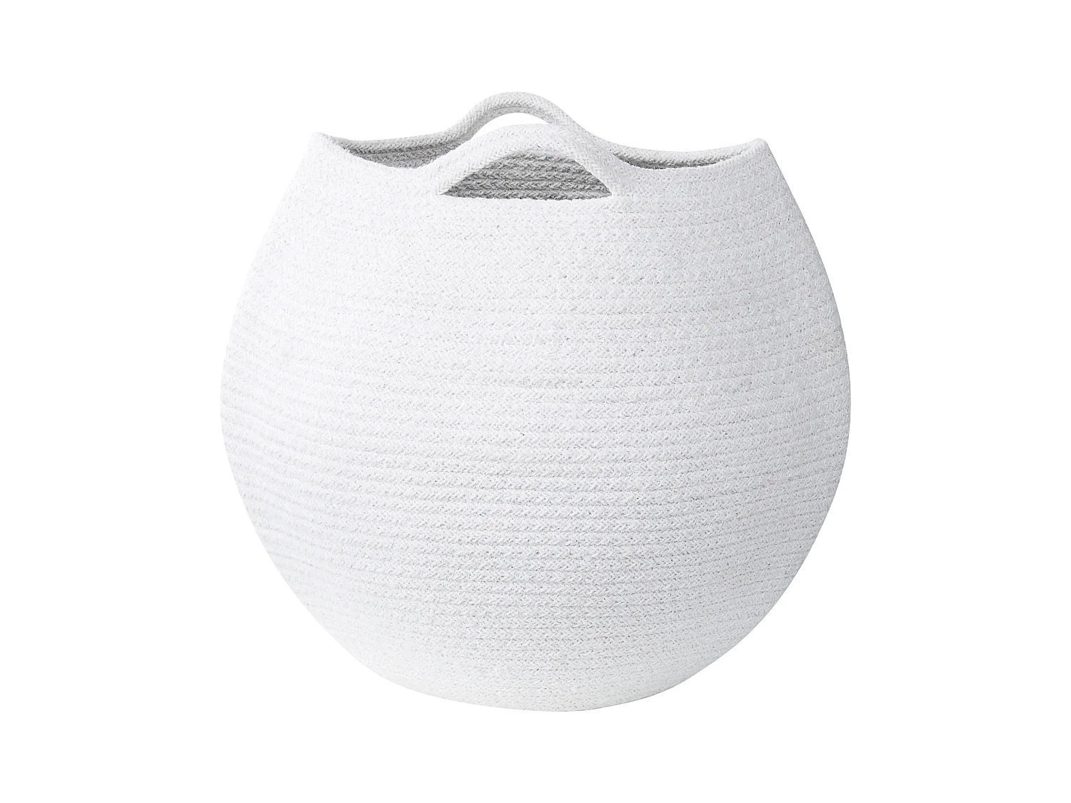 Lot de 2 paniers PANJGUR Coton Blanc