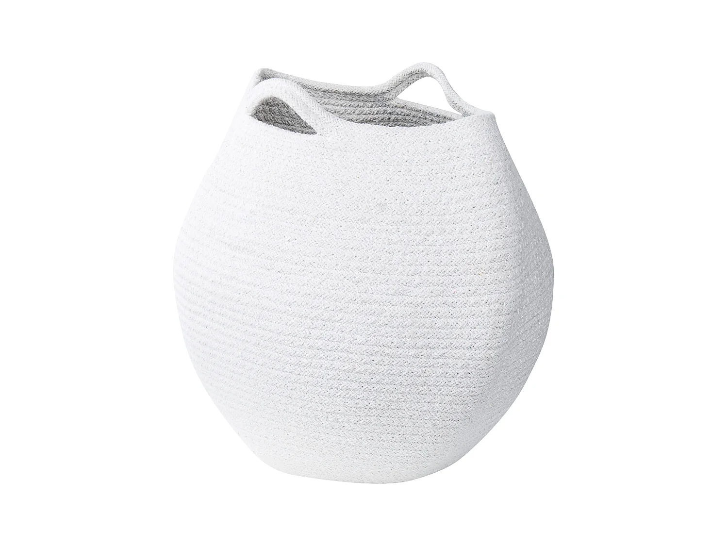 Lot de 2 paniers PANJGUR Coton Blanc