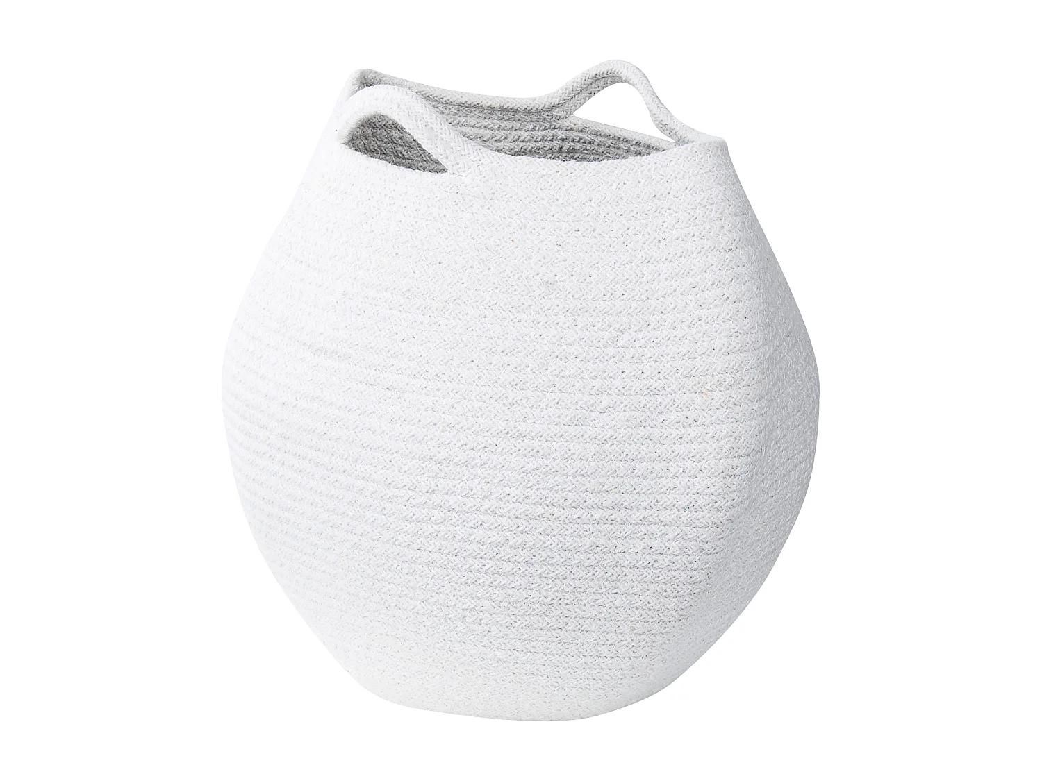 Lot de 2 paniers PANJGUR Coton Blanc