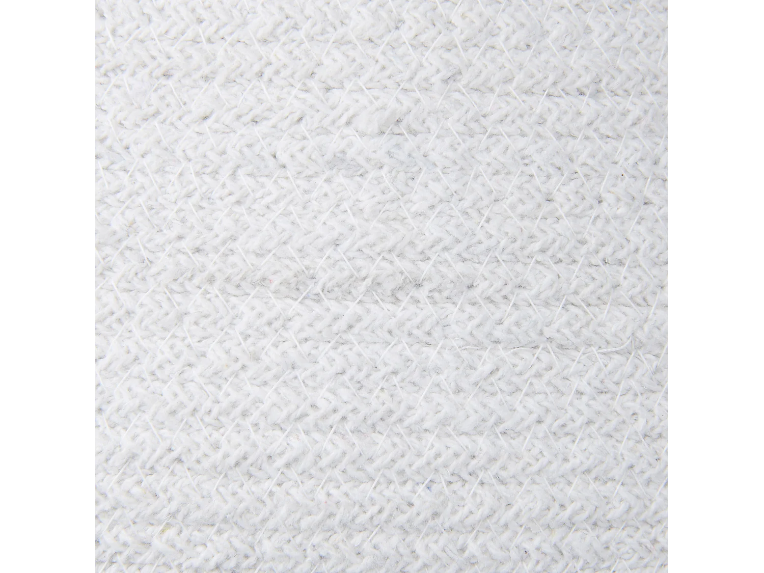 Aufbewahrungskorb 2er Set handgeflochtener Baumwolle Körbe Weiß Panjgur