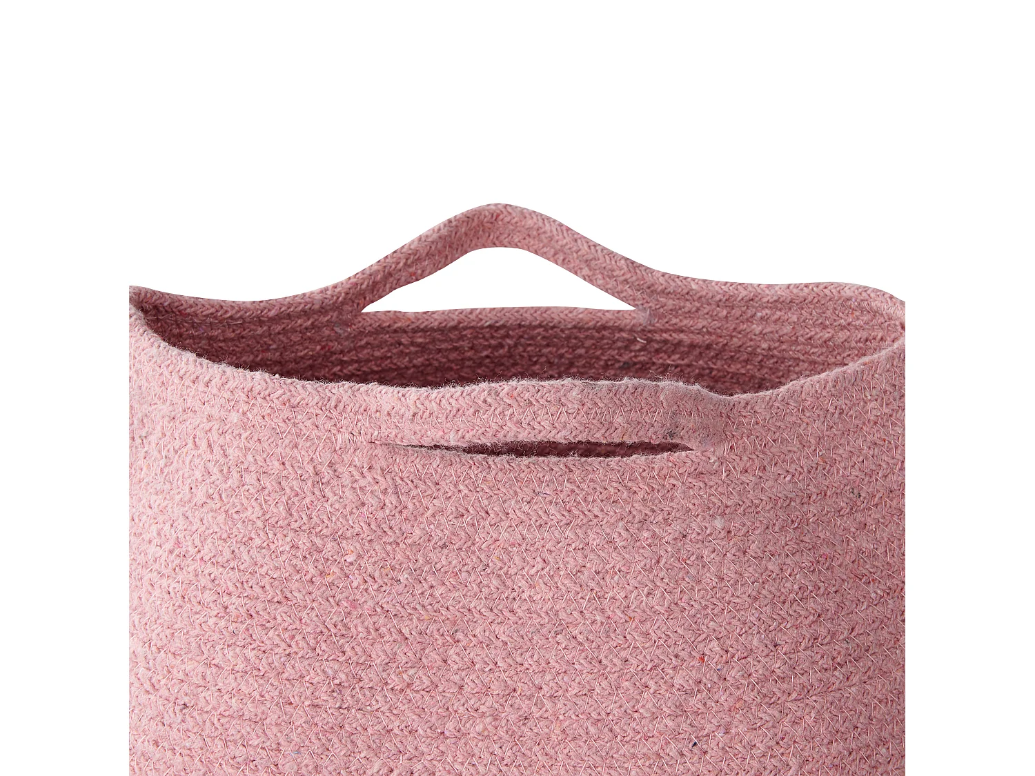 Lot de 2 paniers PANJGUR Coton Rose