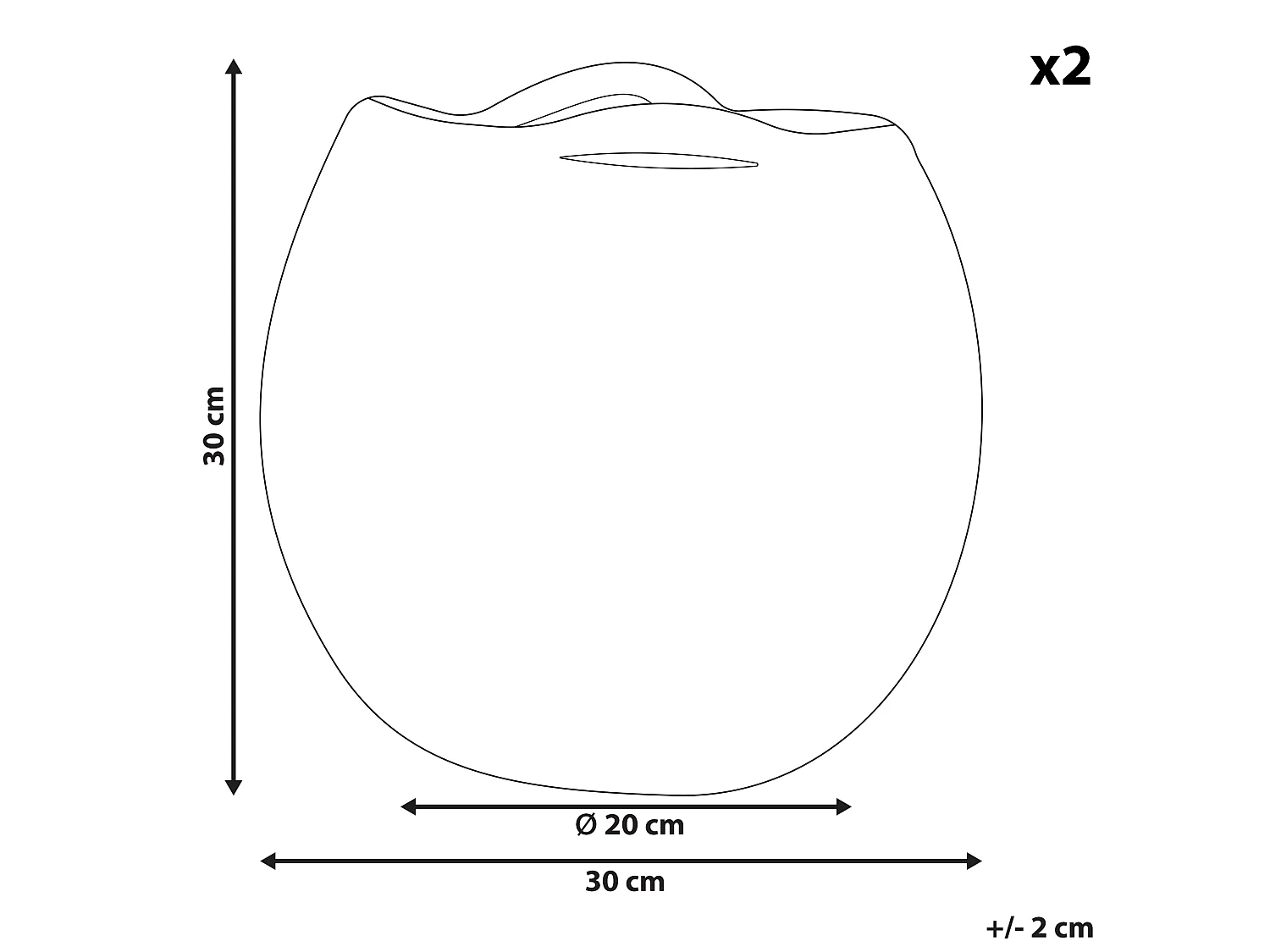 Lot de 2 paniers PANJGUR Coton Pourpre