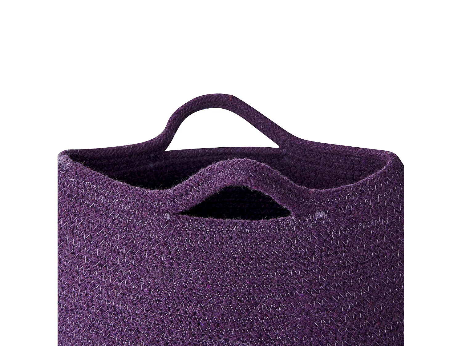 Lot de 2 paniers PANJGUR Coton Pourpre