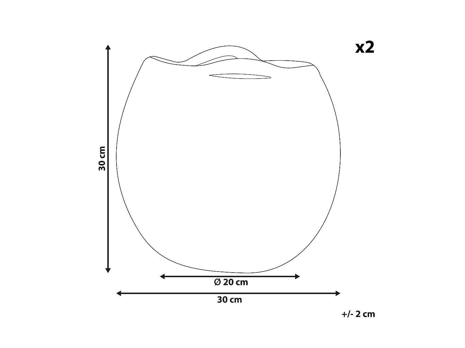 Lot de 2 paniers PANJGUR Coton Pourpre