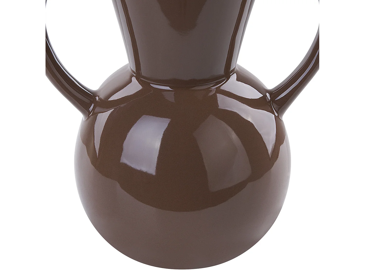 Vase à fleurs ORESTIADA Céramique 19 cm Marron