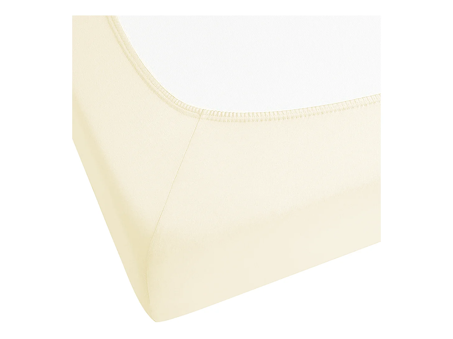 Drap housse JANBU Coton 140 x 200 cm Beige