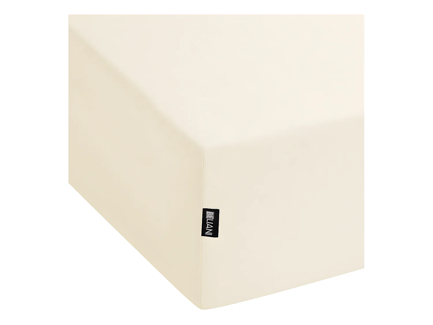 Prześcieradło z gumką JANBU Bawełna 200 x 200 cm Beżowy