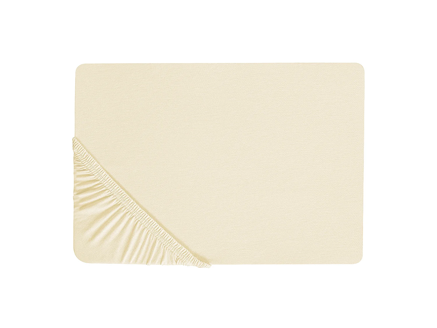 Drap housse JANBU Coton 200 x 200 cm Beige