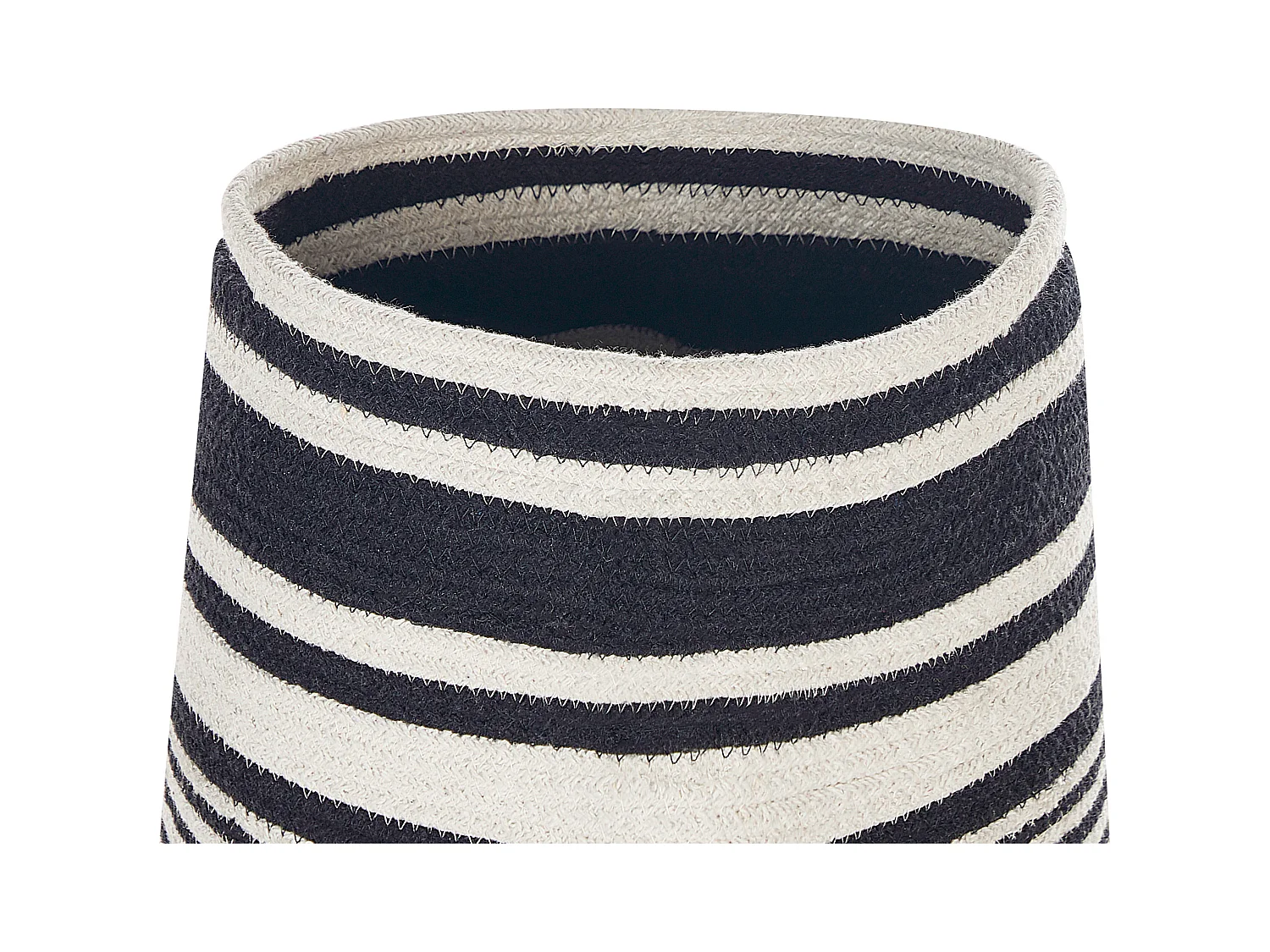 Panier ARRAH Coton Noir/blanc