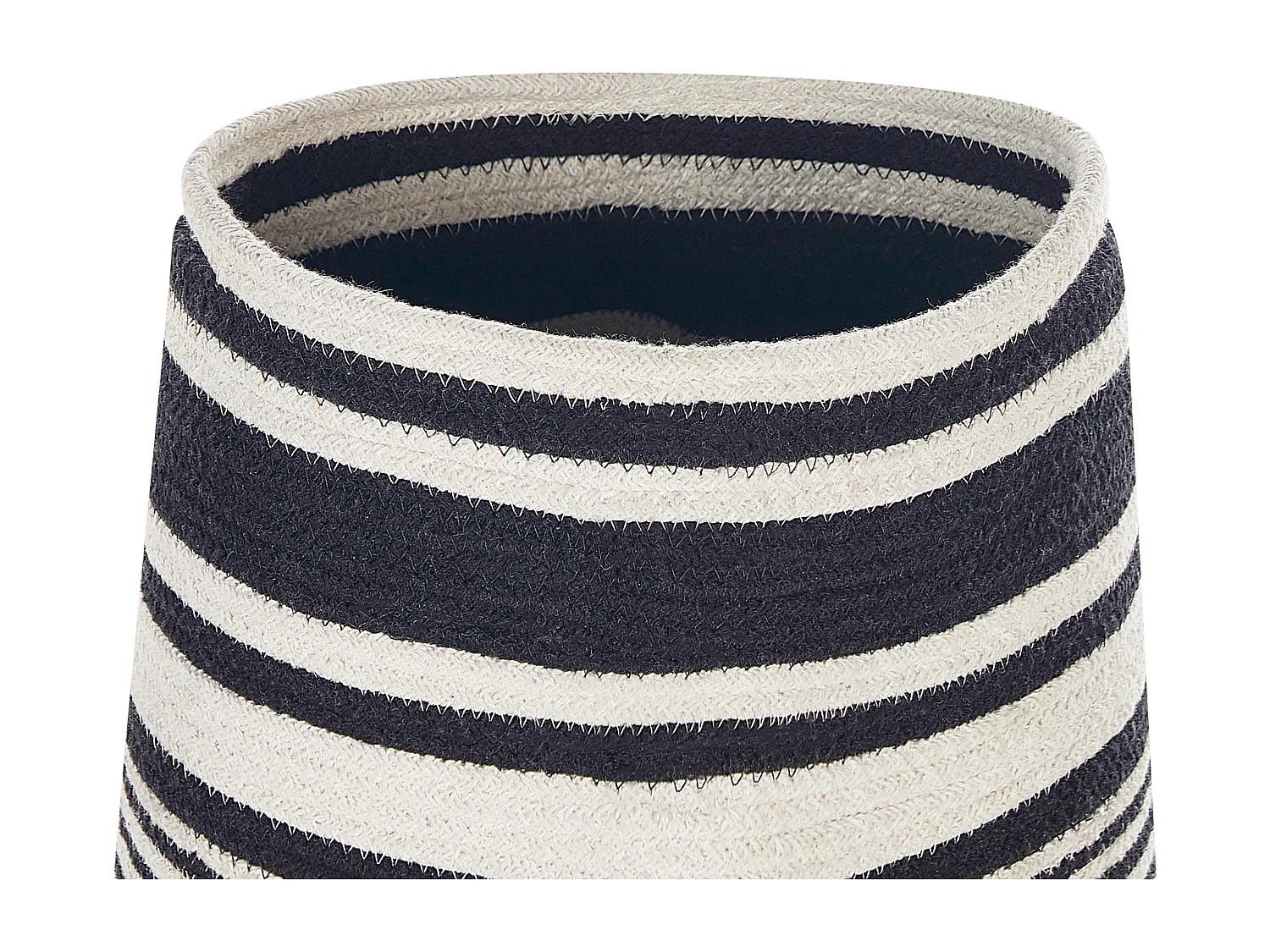 Panier ARRAH Coton Noir/blanc