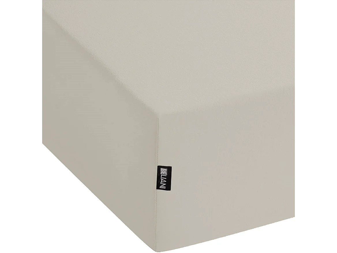 Hoeslaken JANBU Katoen 180 x 200 cm Taupe