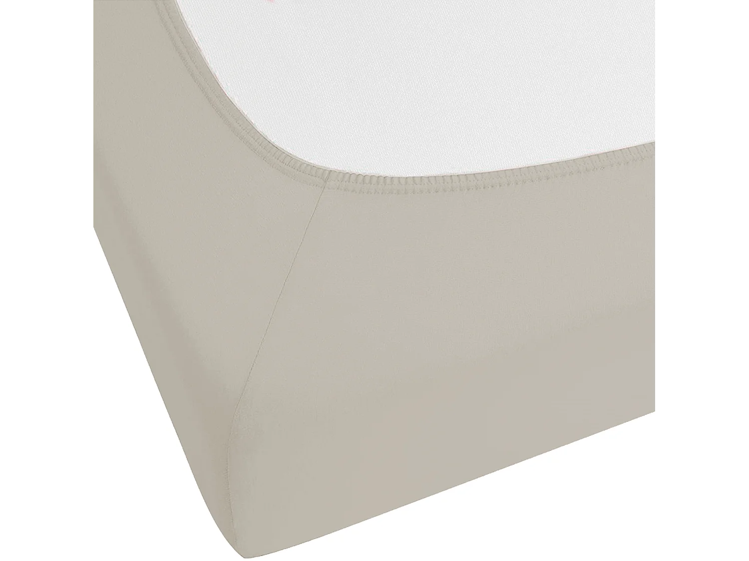 Hoeslaken JANBU Katoen 160 x 200 cm Taupe