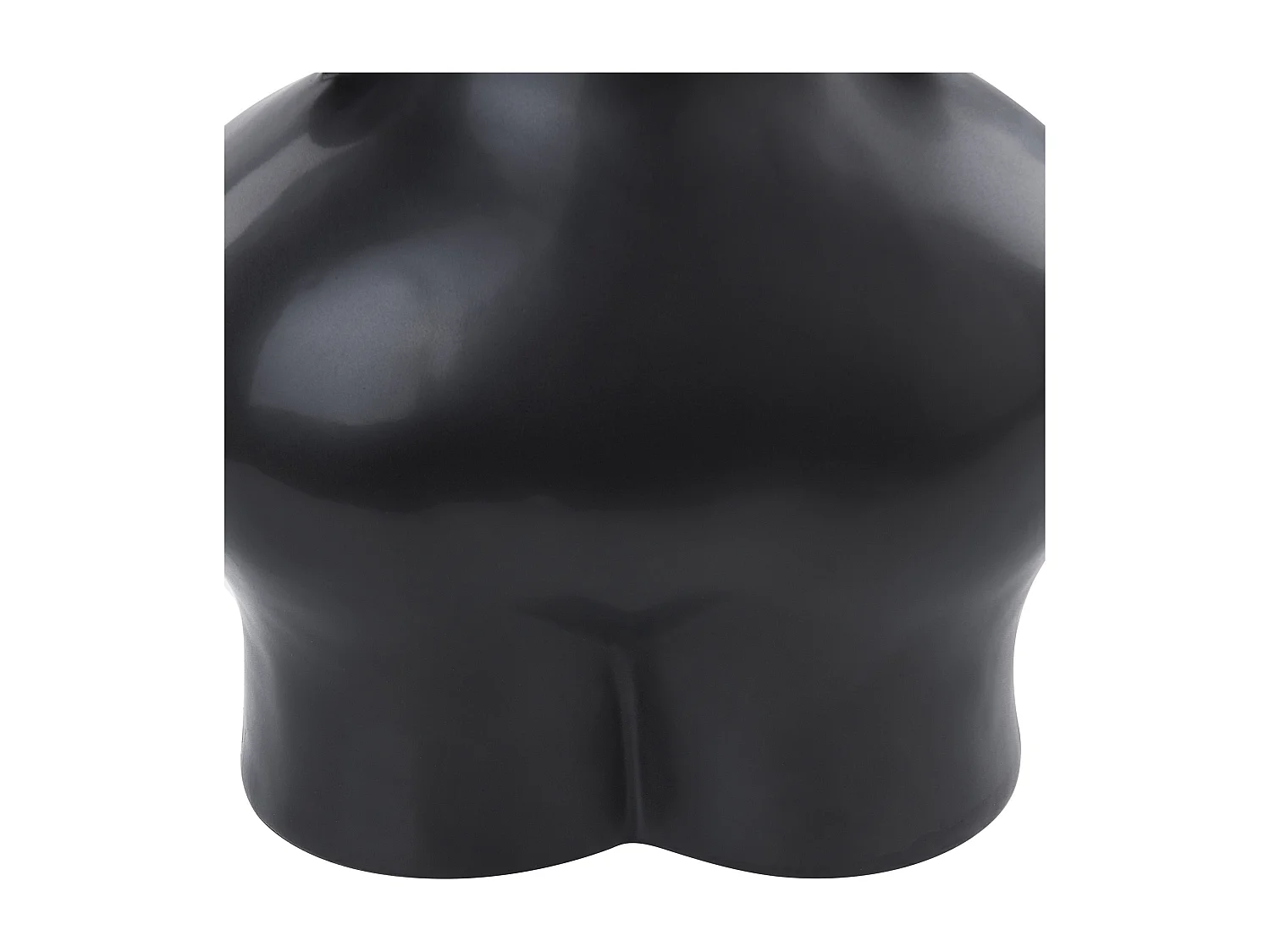 Vase à fleurs NAFPLIO Céramique 20 cm Noir