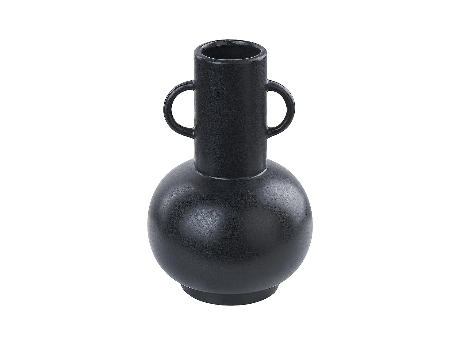 Jarro de flores PEREA Cerâmica 26 cm Preto