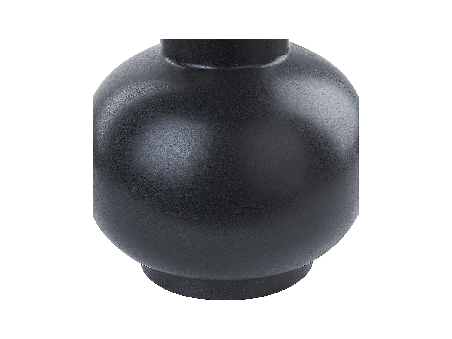 Jarro de flores PEREA Cerâmica 26 cm Preto