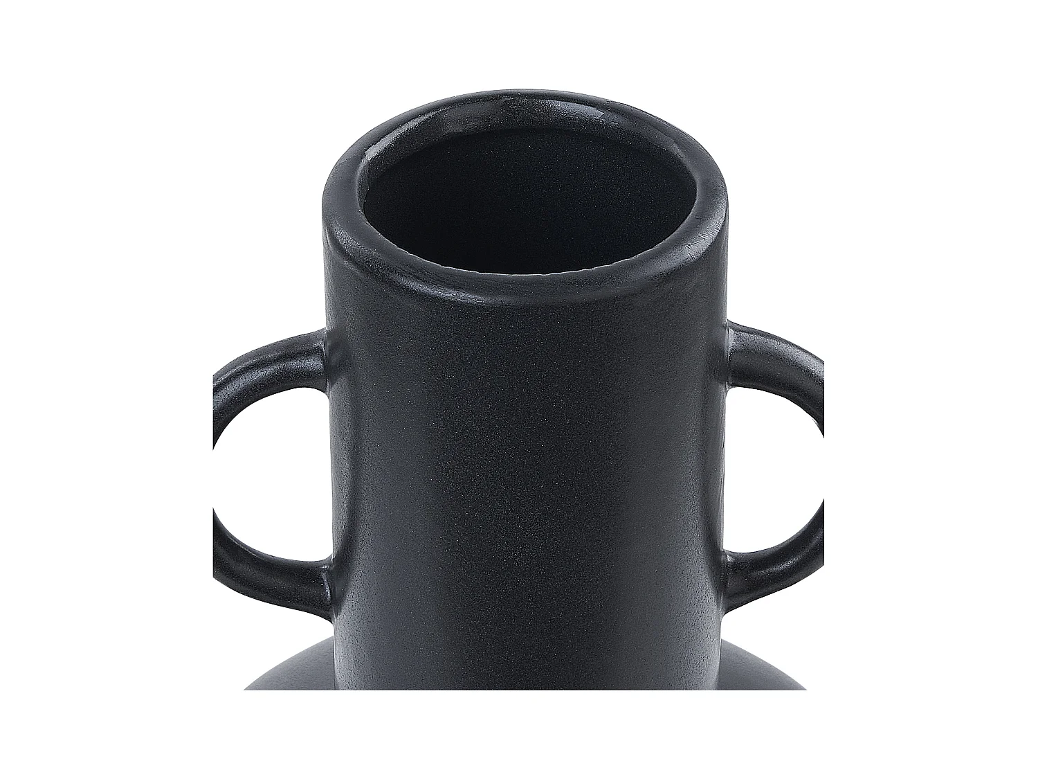 Vase à fleurs PEREA Céramique 26 cm Noir