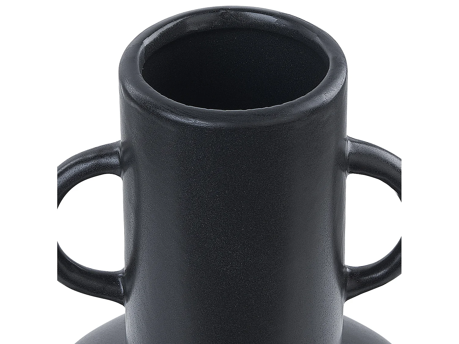 Vase à fleurs PEREA Céramique 26 cm Noir