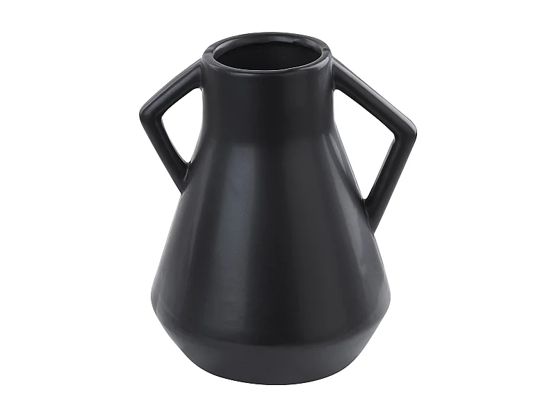 Vaso da fiori FERMI Ceramica 20 cm Nero
