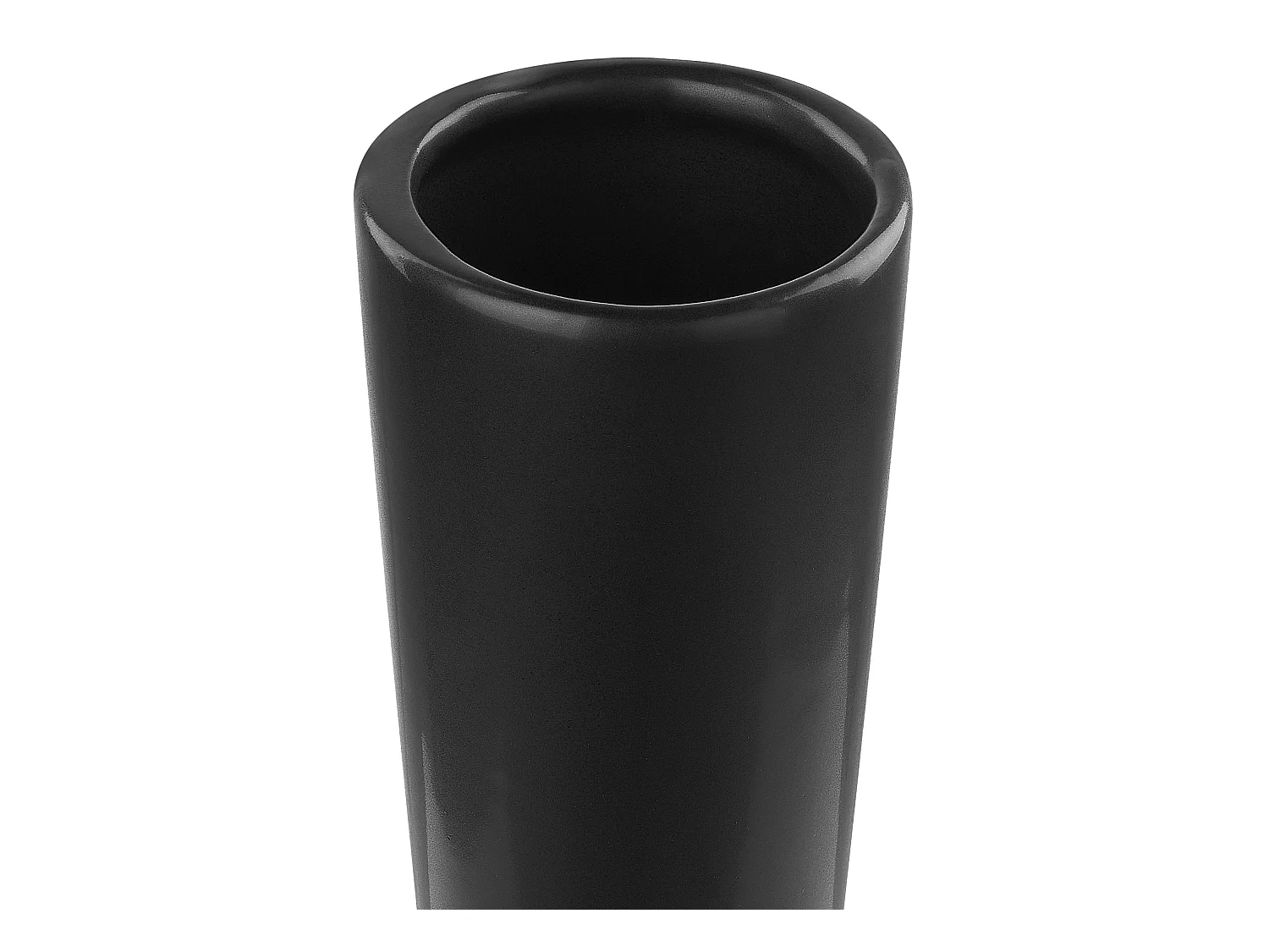 Vase à fleurs PEANIA Céramique 30 cm Noir