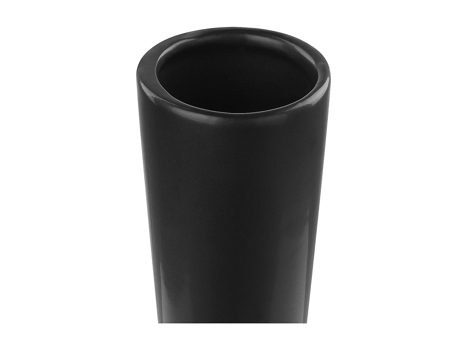 Vase à fleurs PEANIA Céramique 30 cm Noir