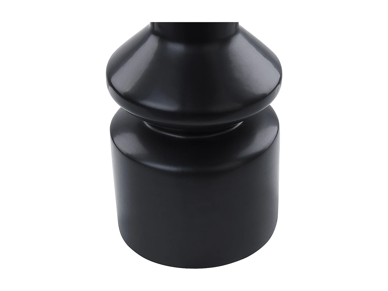 Vase à fleurs PEANIA Céramique 30 cm Noir