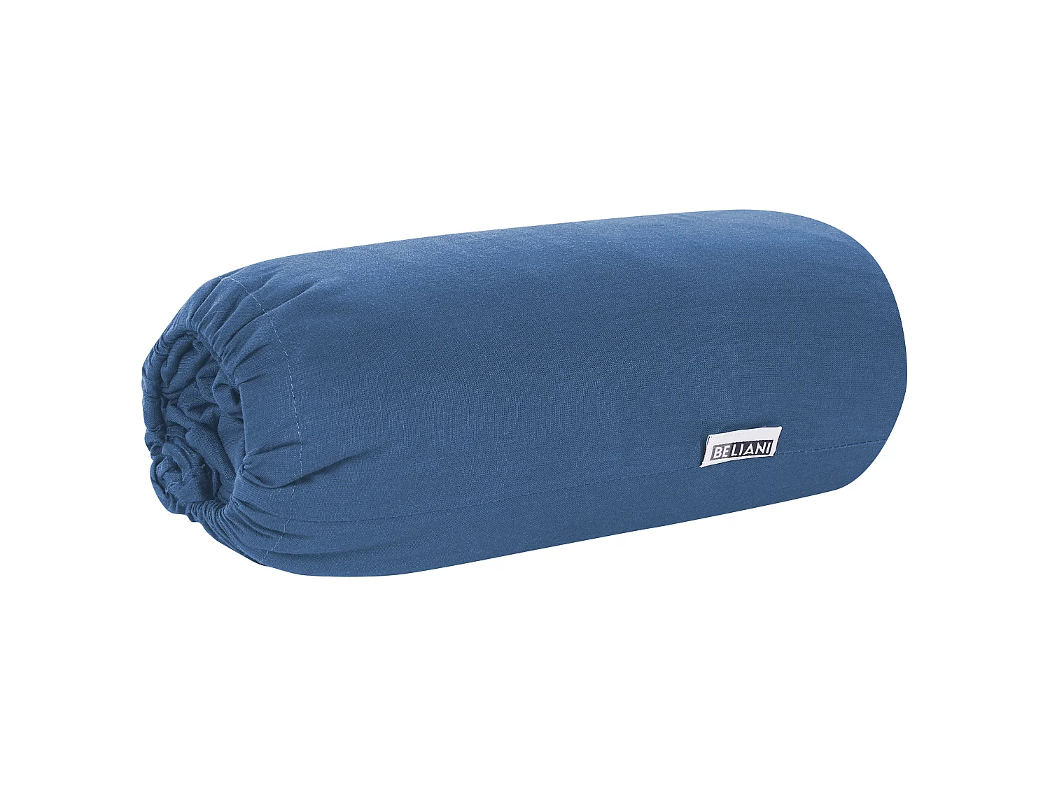Fitted Sheet JANBU Cotton 160 x 200 cm Navy Blue