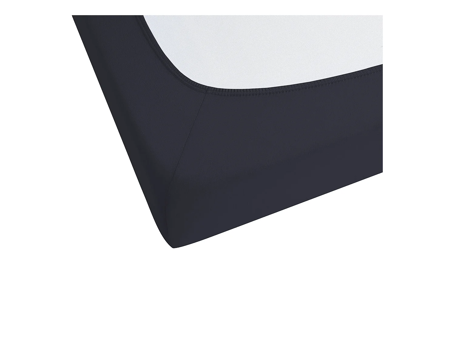 Coprimaterasso elasticizzato JANBU Cotone 140 x 200 cm Nero