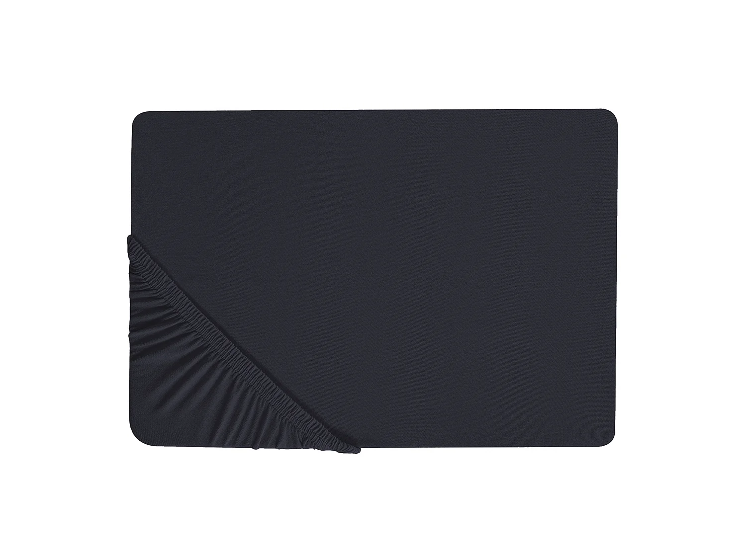 Drap housse JANBU Coton 140 x 200 cm Noir