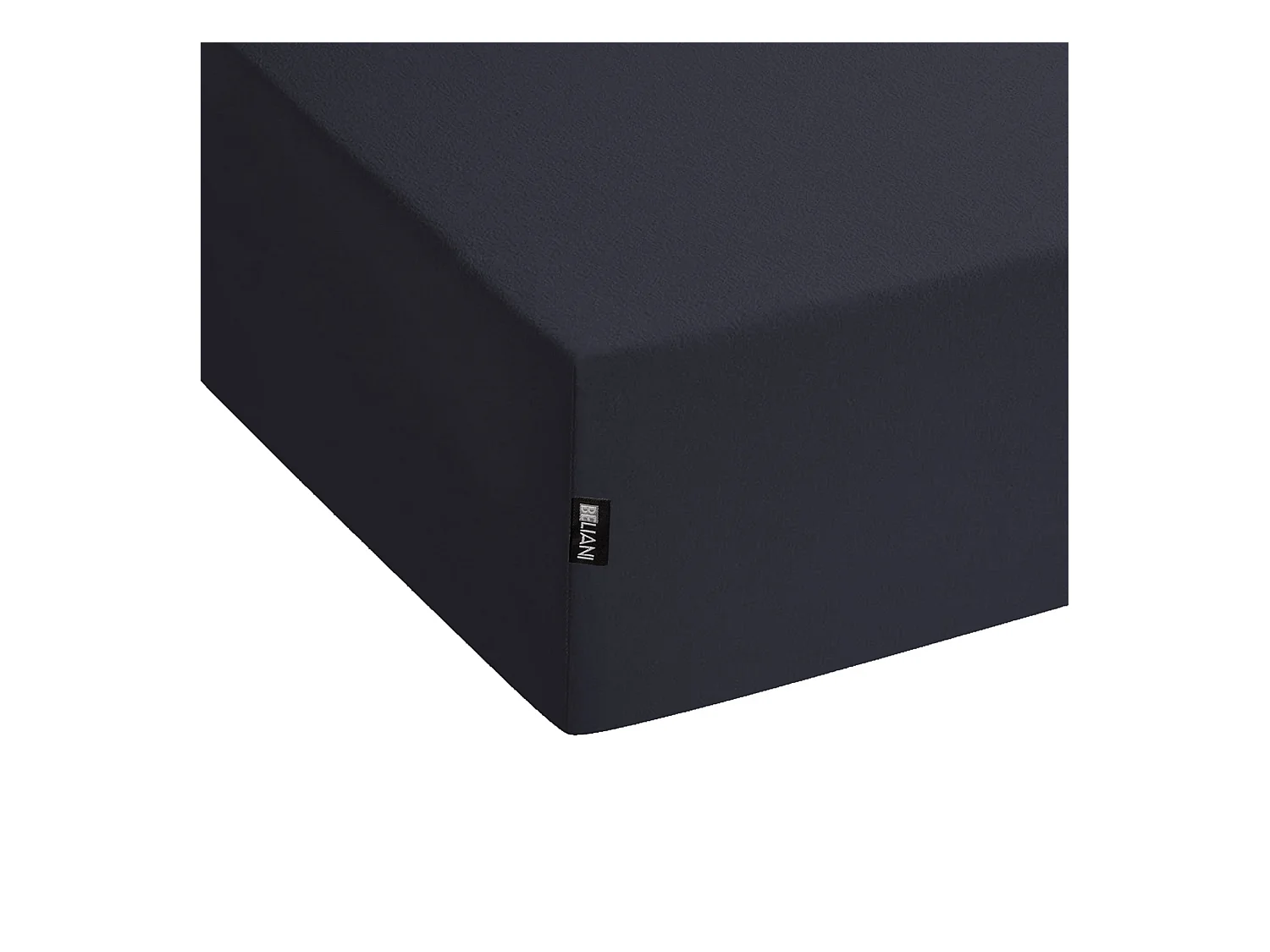 Coprimaterasso elasticizzato JANBU Cotone 160 x 200 cm Nero