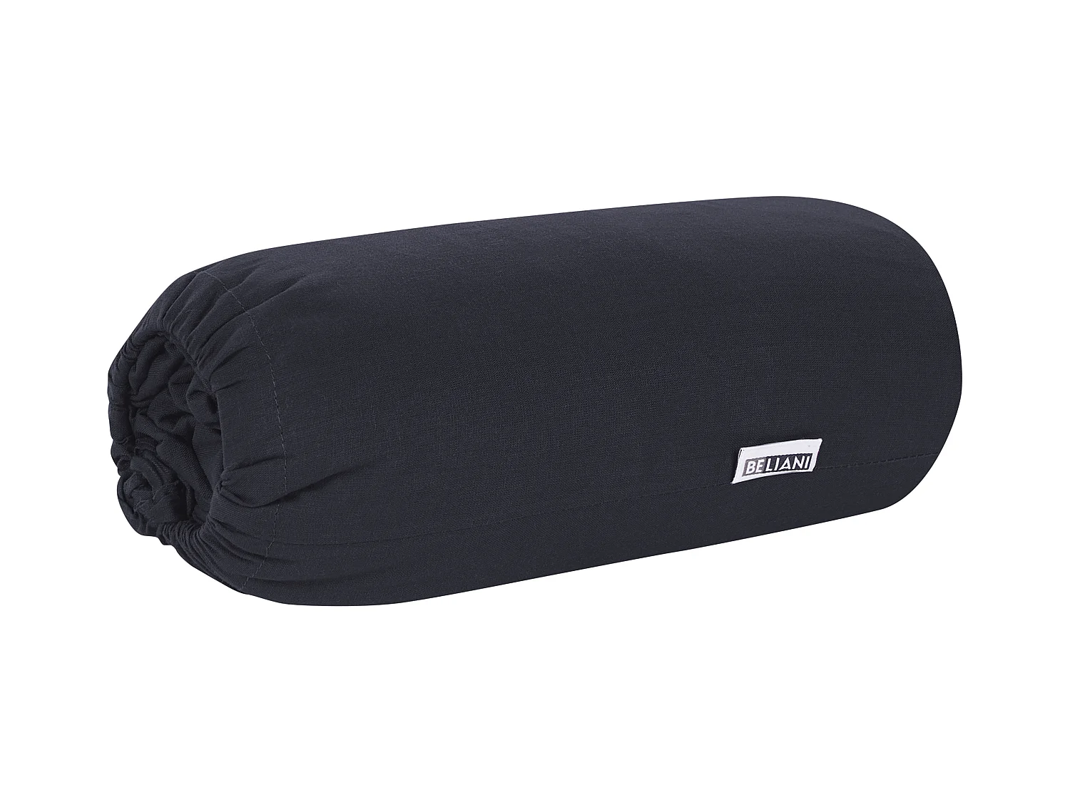 Coprimaterasso elasticizzato JANBU Cotone 160 x 200 cm Nero