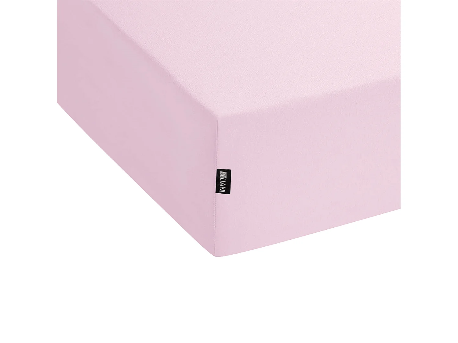 Drap housse JANBU Coton 160 x 200 cm Rose pastel