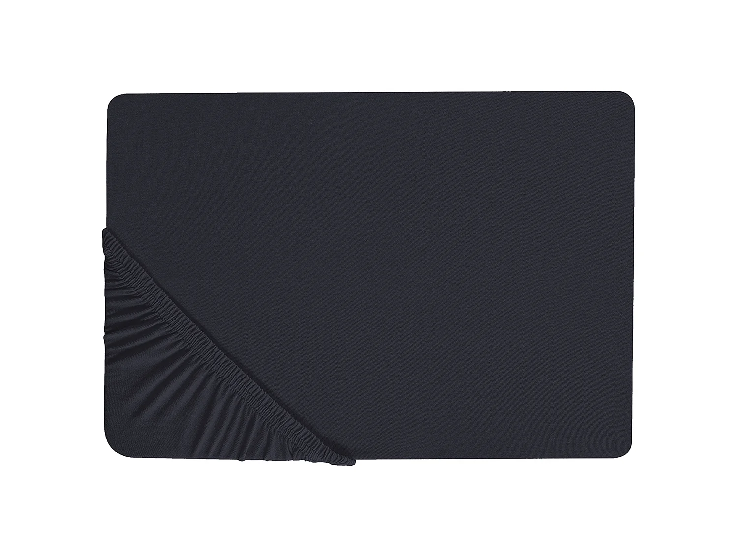 Coprimaterasso elasticizzato JANBU Cotone 90 x 200 cm Nero