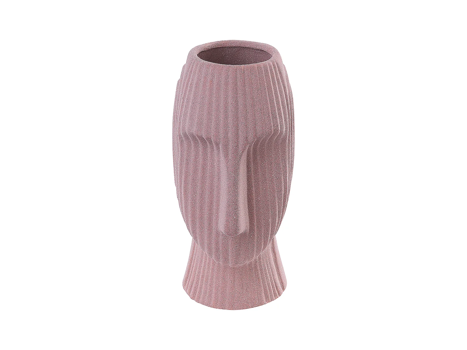 Vase à fleurs PALLINI Grès 24 cm Rose pêche