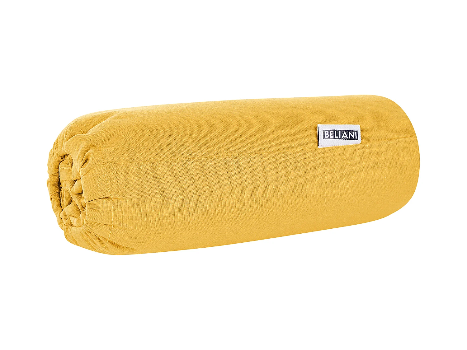 Drap housse JANBU Coton 160 x 200 cm Moutarde