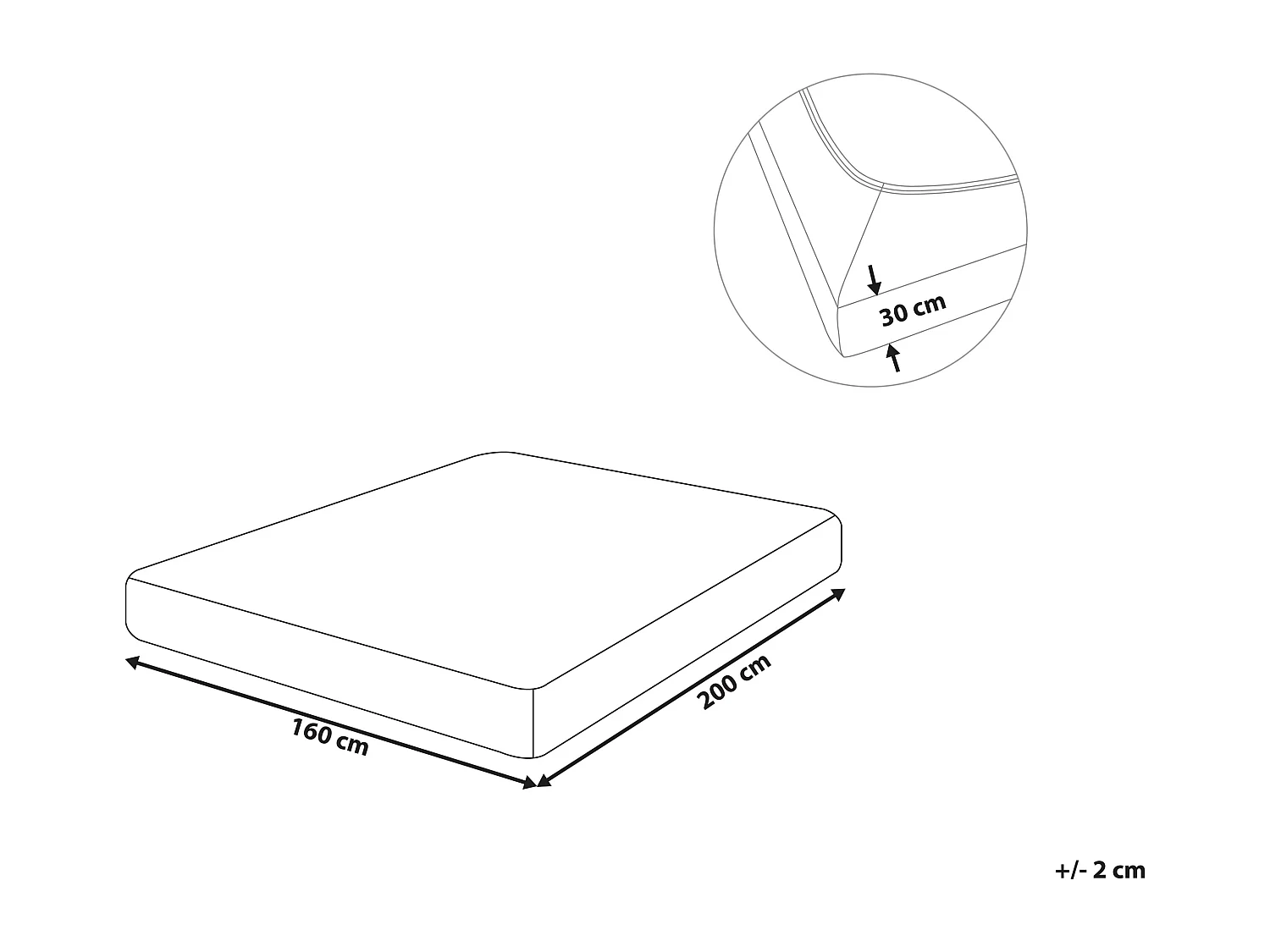Drap housse JANBU Coton 160 x 200 cm Moutarde