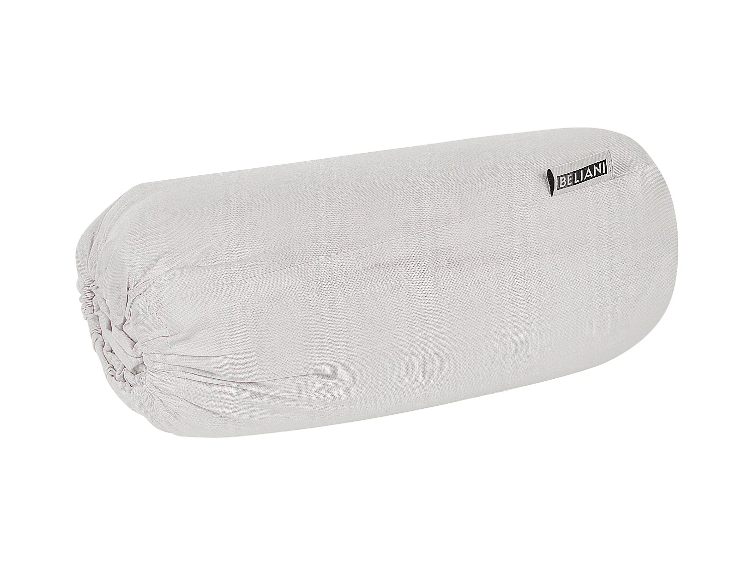 Spannbettlaken Baumwolle hellgrau 200 x 200 cm Steghöhe 30 cm mit Gummizug Janbu