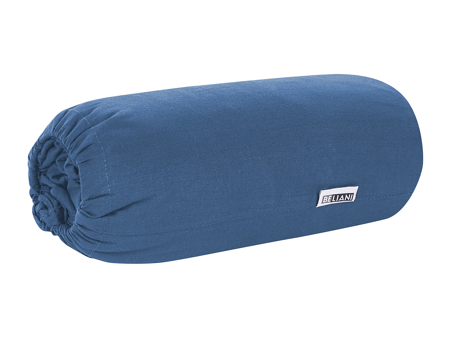 Coprimaterasso elasticizzato JANBU Cotone 180 x 200 cm Blu marino