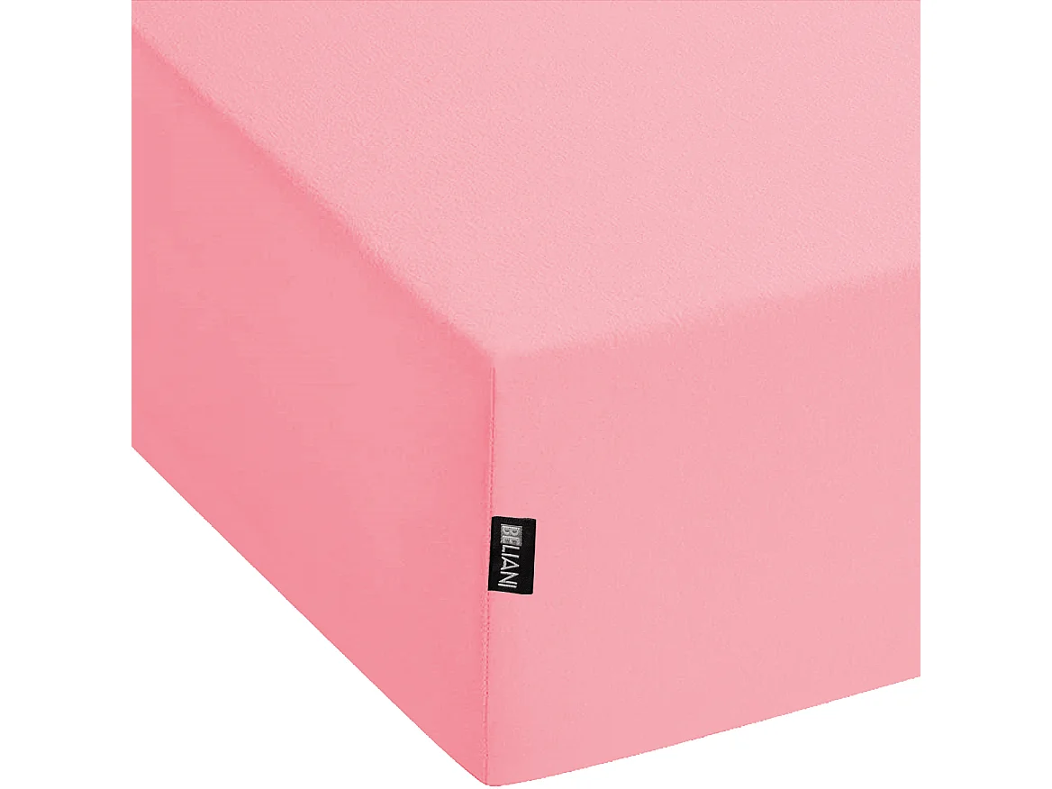 Lençol-capa JANBU Algodão 90 x 200 cm Coral