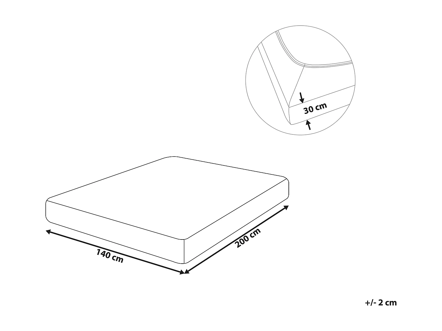 Drap housse JANBU Coton 140 x 200 cm Corail