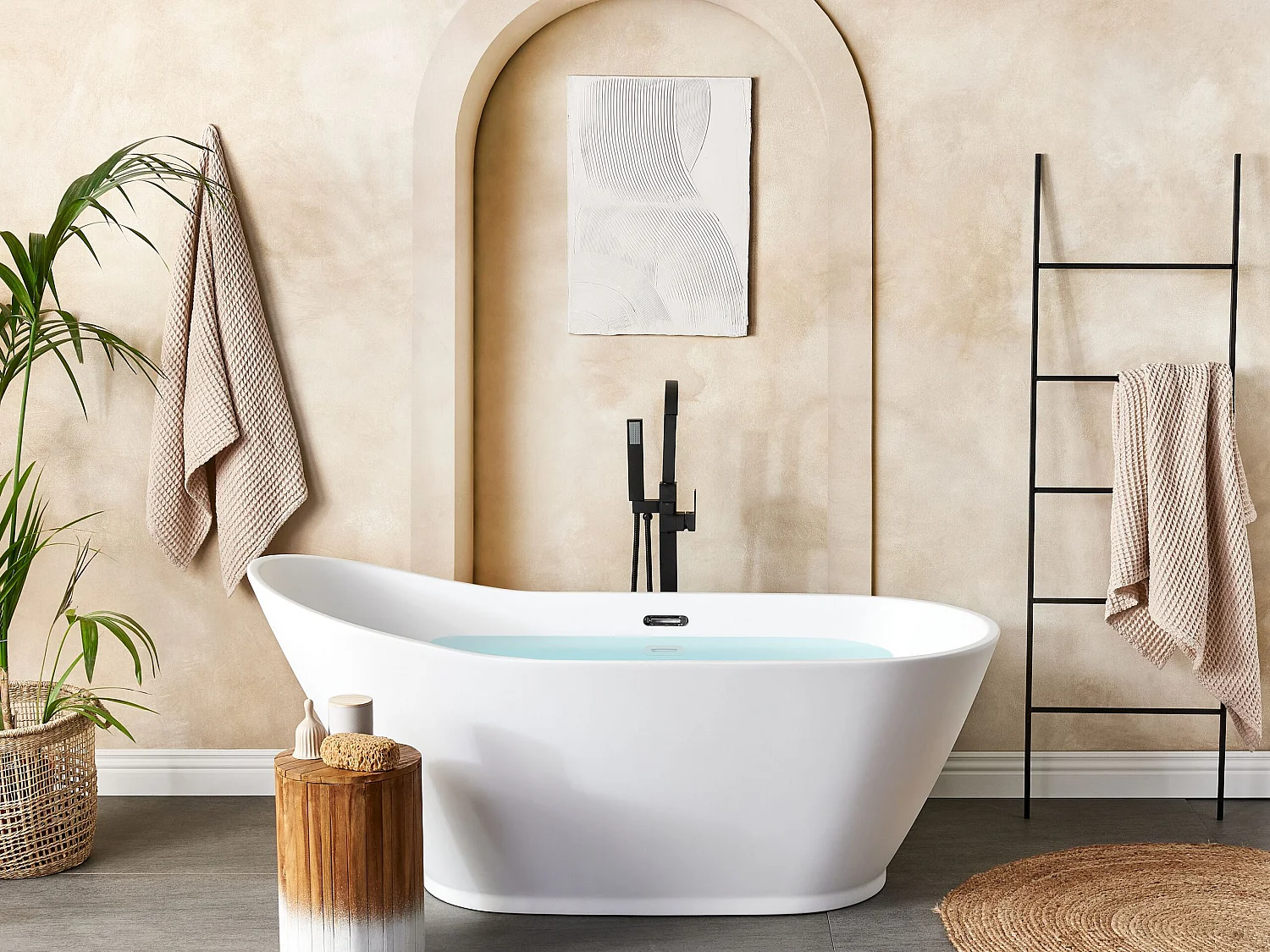 Baignoire îlot LONDRINA 170 x 75 cm Blanc