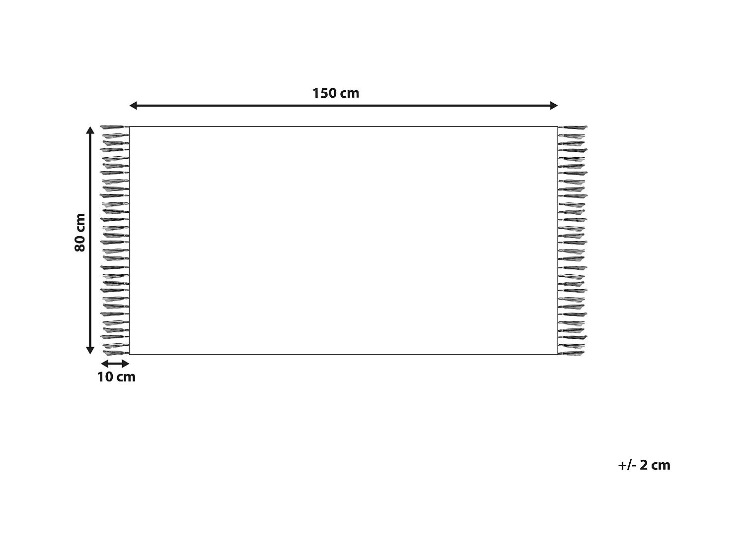Vloerkleed synthetisch lichtrood 80 x 150 cm MALHIA