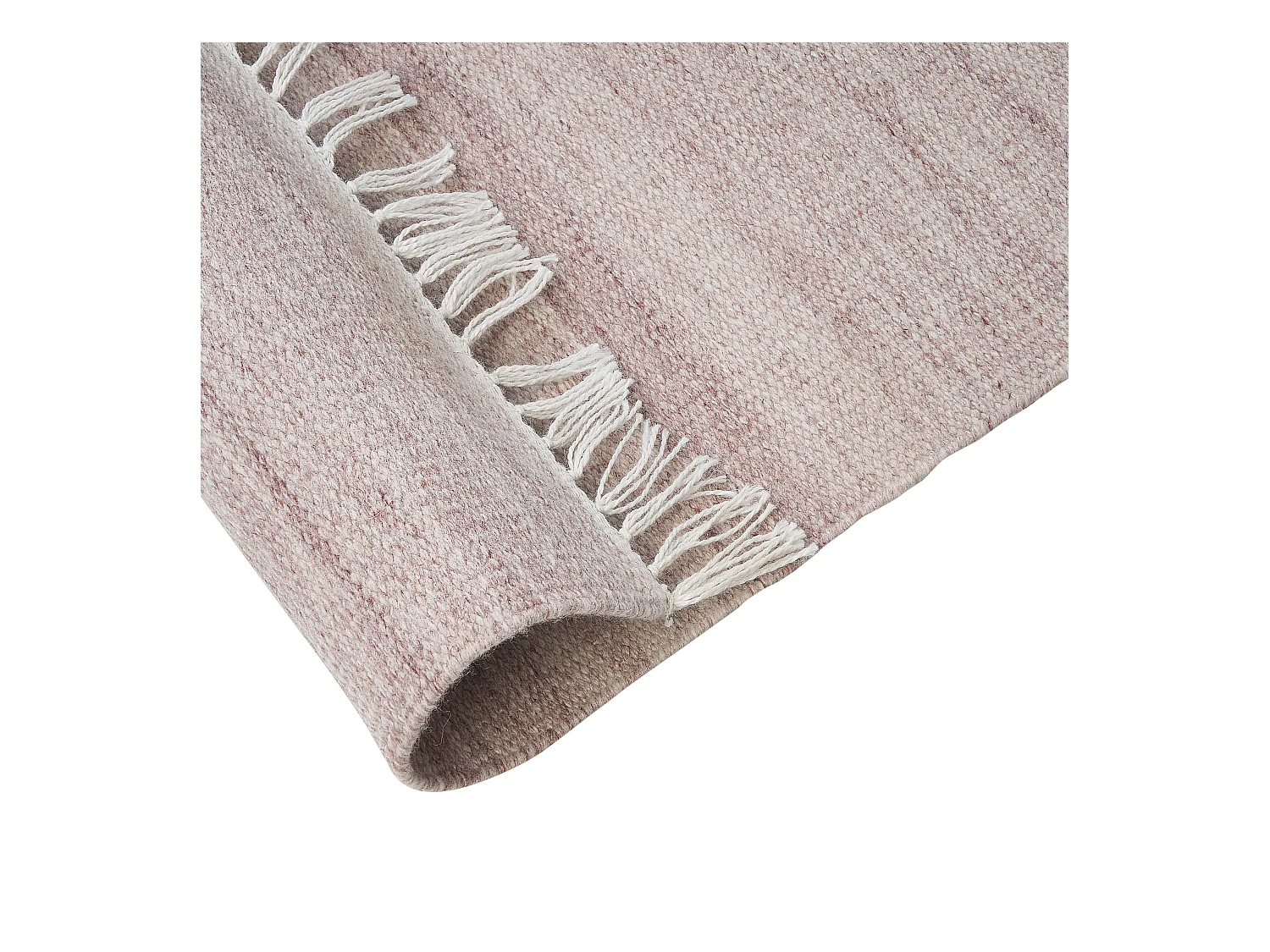 Vloerkleed synthetisch lichtrood 80 x 150 cm MALHIA