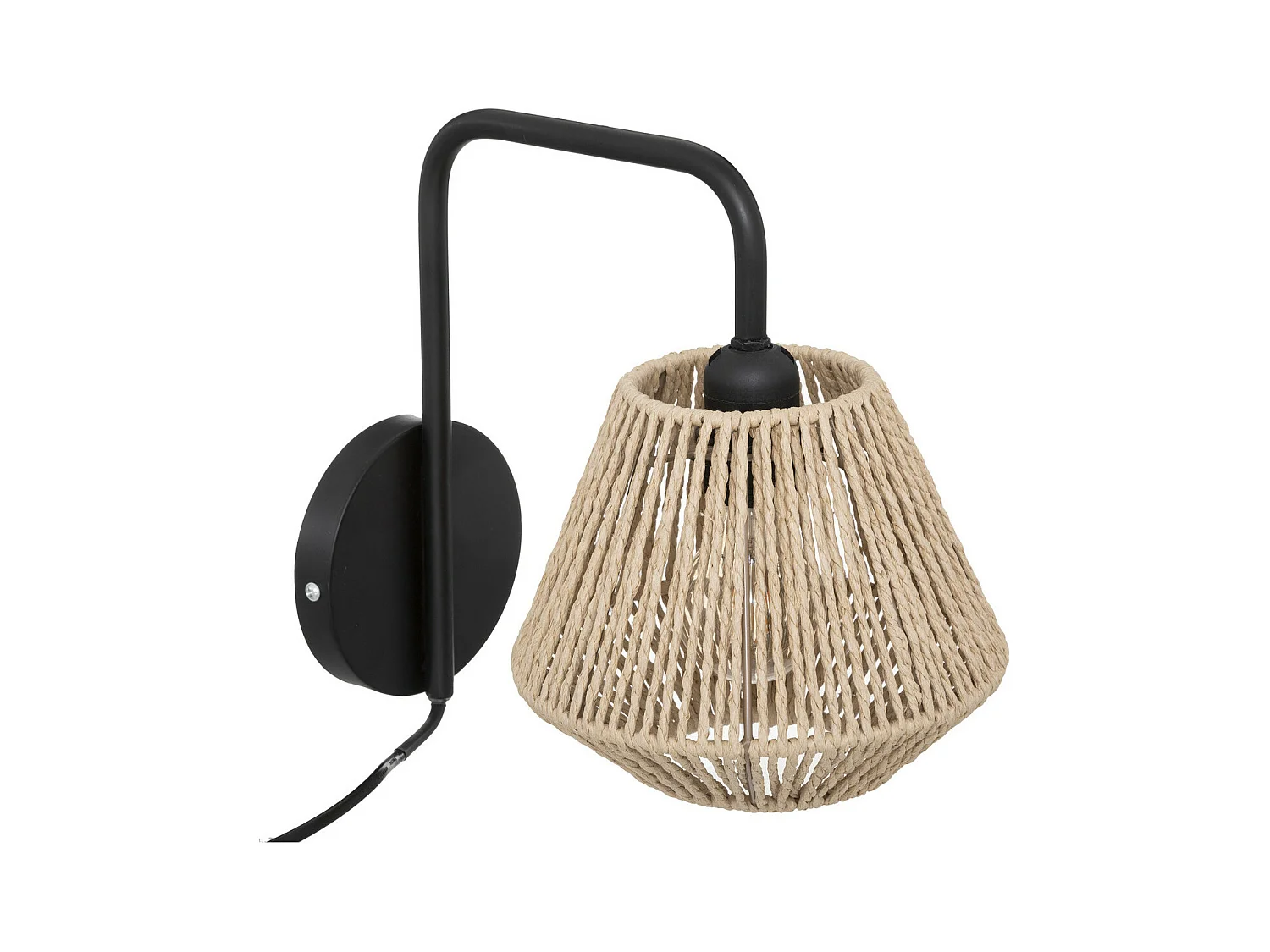 Wandlampe aus Seilen Ø 18 cm