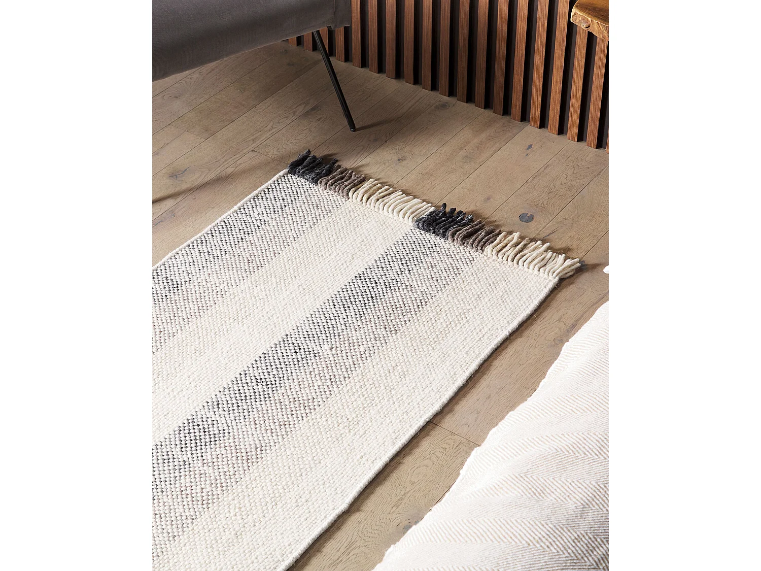 Tapis EMIRLER Blanc 80 x 150 cm Laine