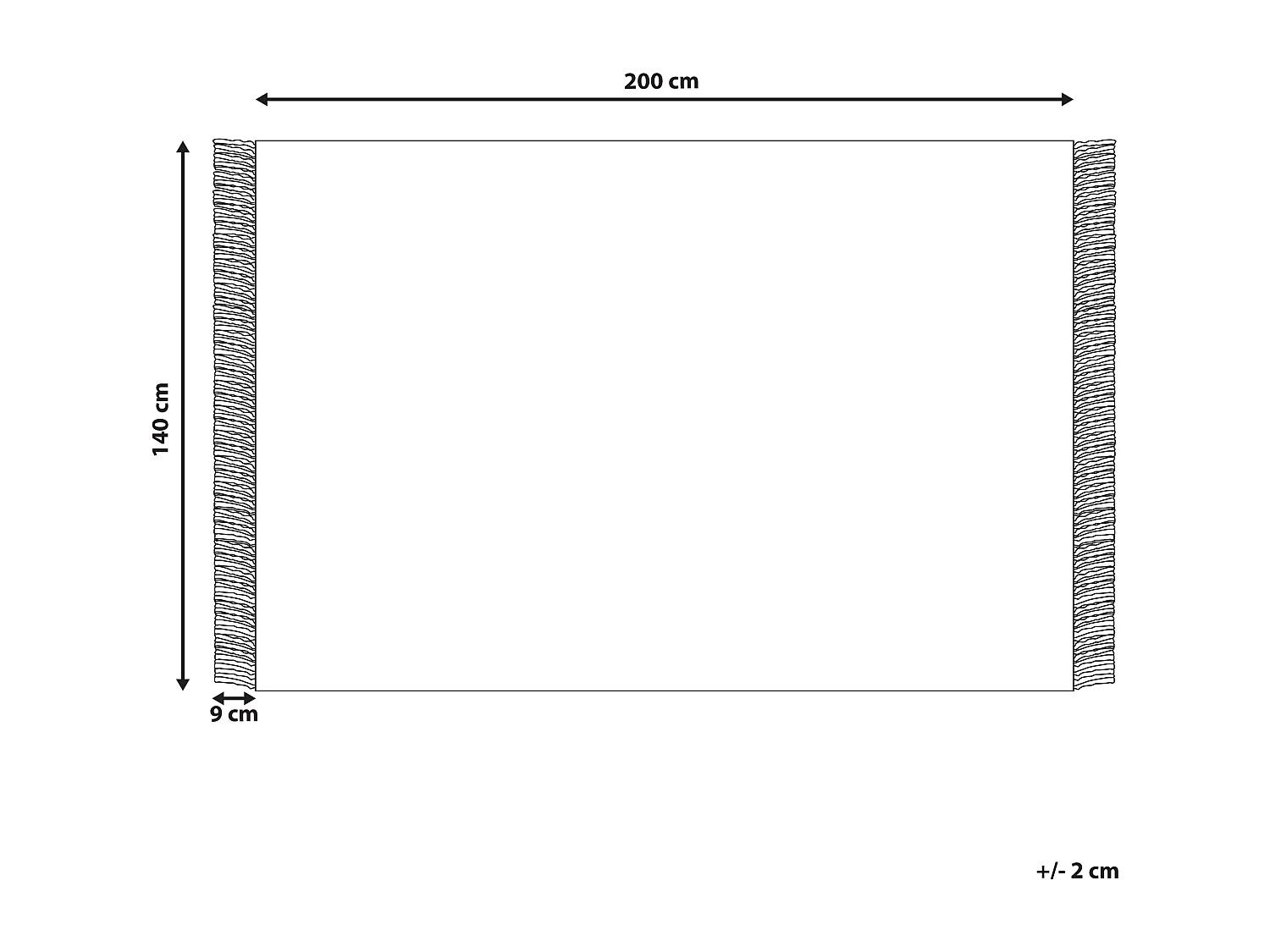 Vloerkleed wol off-white 140 x 200 cm EMIRLER